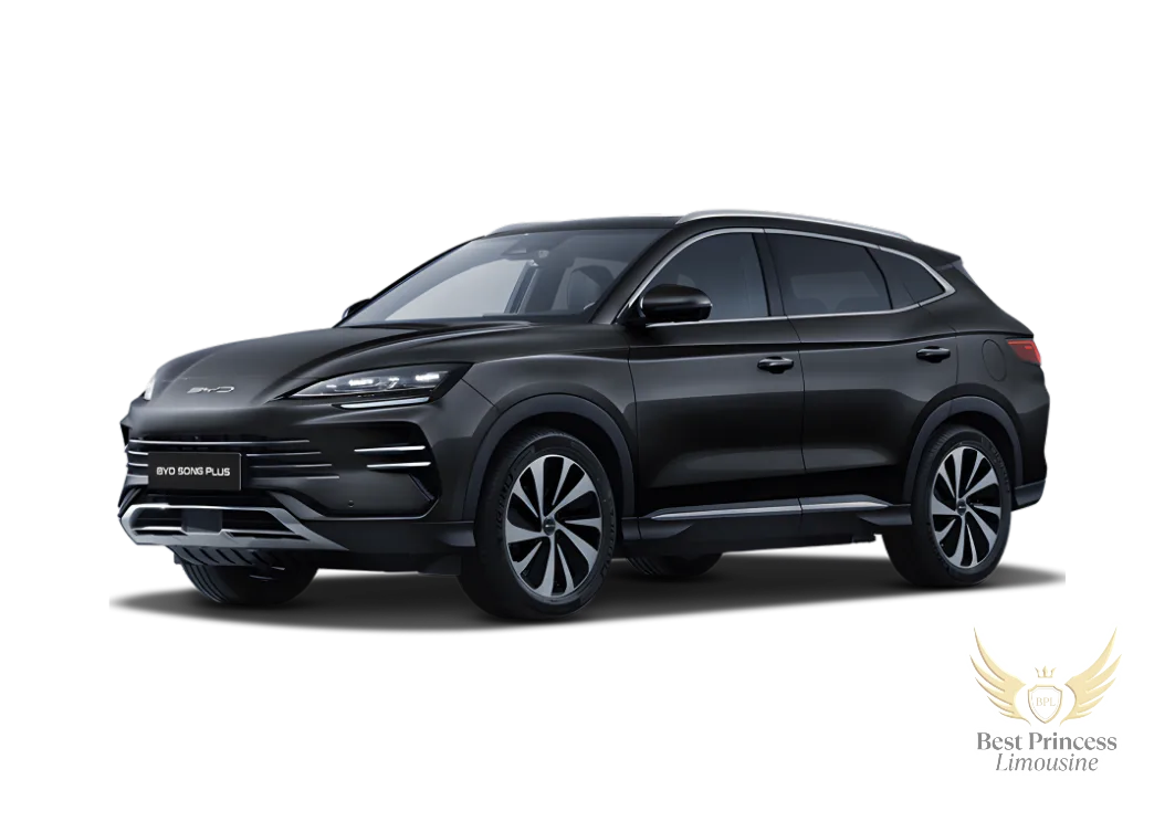 BYD Song Plus luxury chauffeur service in Dubai