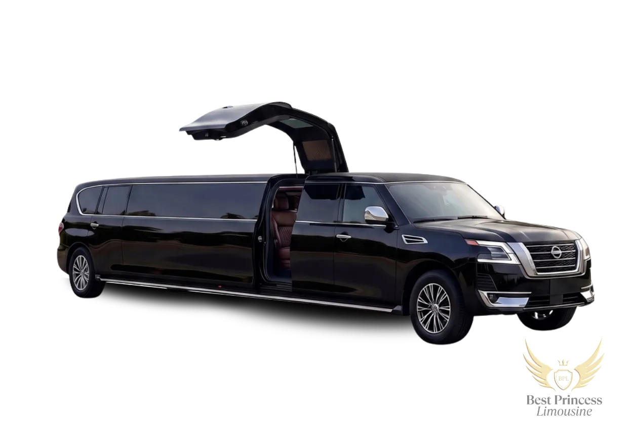 Luxury stretch limousine chauffeur service in Dubai